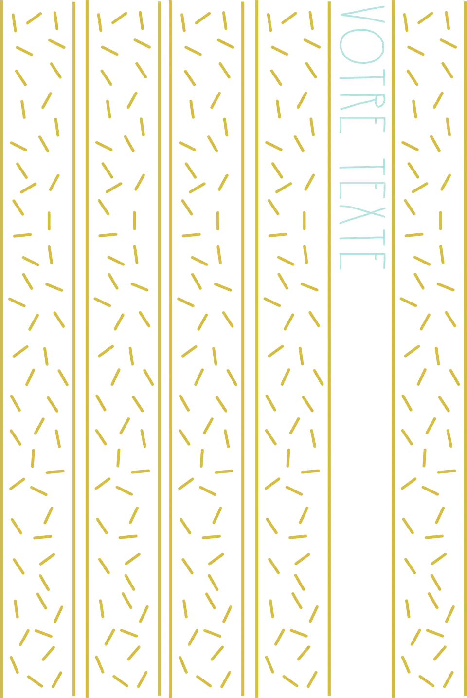 Motif Confettis à votre texte